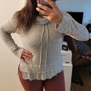 Grey Cozy Sweater Size Large